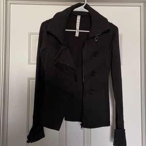 Charcoal grey Lululemon jacket